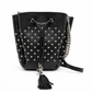 Yves Saint Laurent Small Emmanuelle Bucket Bag in leather, featuring shoulder strap and stylish design.