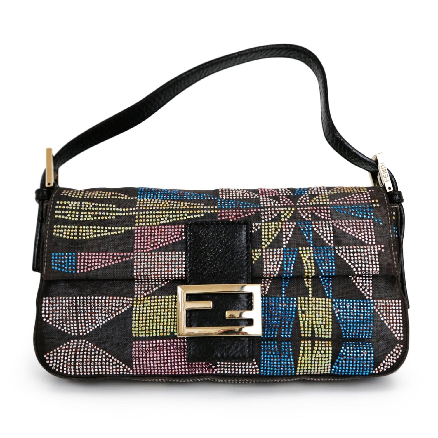 Fendi Multi Glitter Baguette Rewind Vintage Affairs