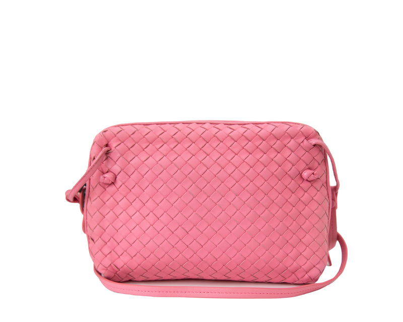 Pink Nodini Leather Crossbody Bag