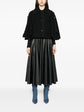 Black Cape-Collar Coat