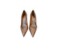 Pointed-Toe Leather Pumps