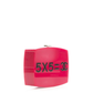 Pink Chanel SS 2015 Minaudiere clutch made of plexiglass with a sleek, rectangular design and elegant finish.