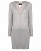 Chanel long grey hooded lounge top with relaxed fit and soft fabric, perfect for casual, comfortable wear.