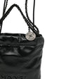 Shiny Calfskin Quilted Mini Chanel 22 So Black
