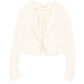 Cropped Cream Blazer