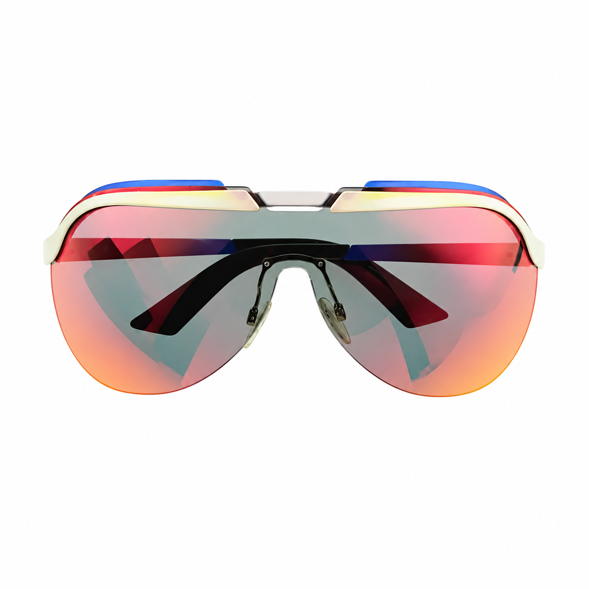 Dior Solar Shield sunglasses with black frames and dark tinted lenses, stylish and protective eyewear for sun protection.
