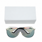 Dior Solar Shield sunglasses with black frames and tinted lenses, stylish and protective for sun outdoor wear.
