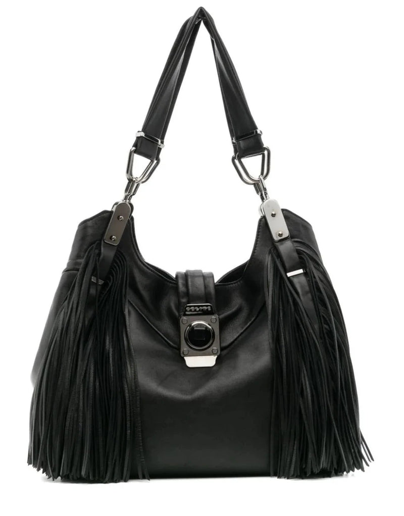 Dimitri Fringed Leather Shoulder Bag