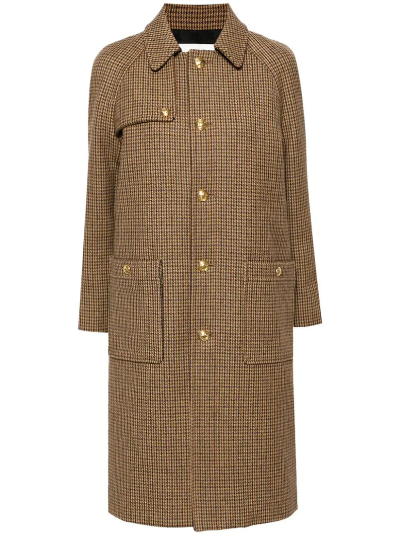 Brown Check Coat