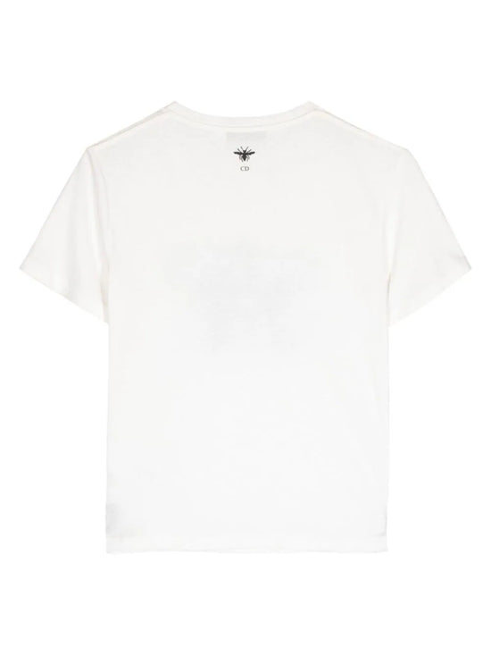 Dior Graphic Print White Top