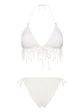 CC Logo Fringed bikini