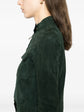 Green Suede Biker Jacket