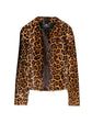 Leopard Print Ponyhair Jacket