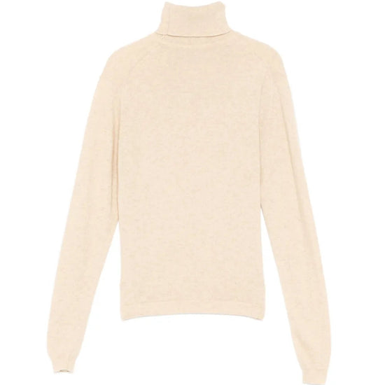 Beige Cashmere Turtleneck