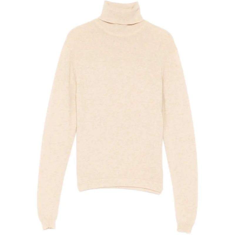 Beige Cashmere Turtleneck