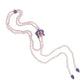Pearl Necklace with Amethyst
