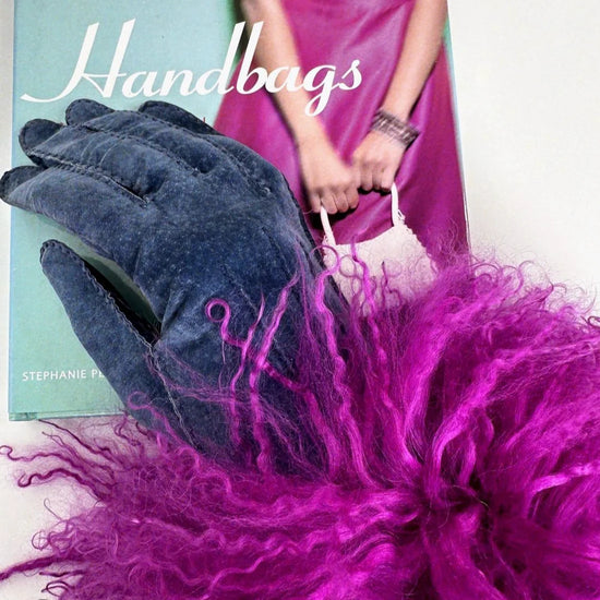 Trimmed Cuff Leather Gloves