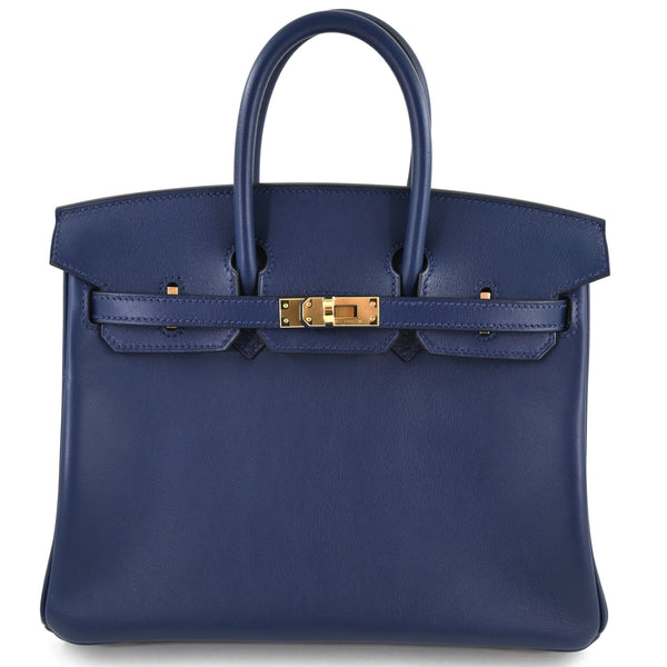 Hermes Bleu Du Nord Swift Birkin 25 w/ Tags