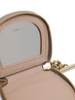 Silver Metallic Coin Purse w/ Mirror