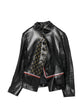 Black Monogram Leather Jacket