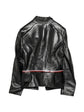 Black Monogram Leather Jacket
