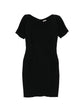 Black Short-Sleeve Dress