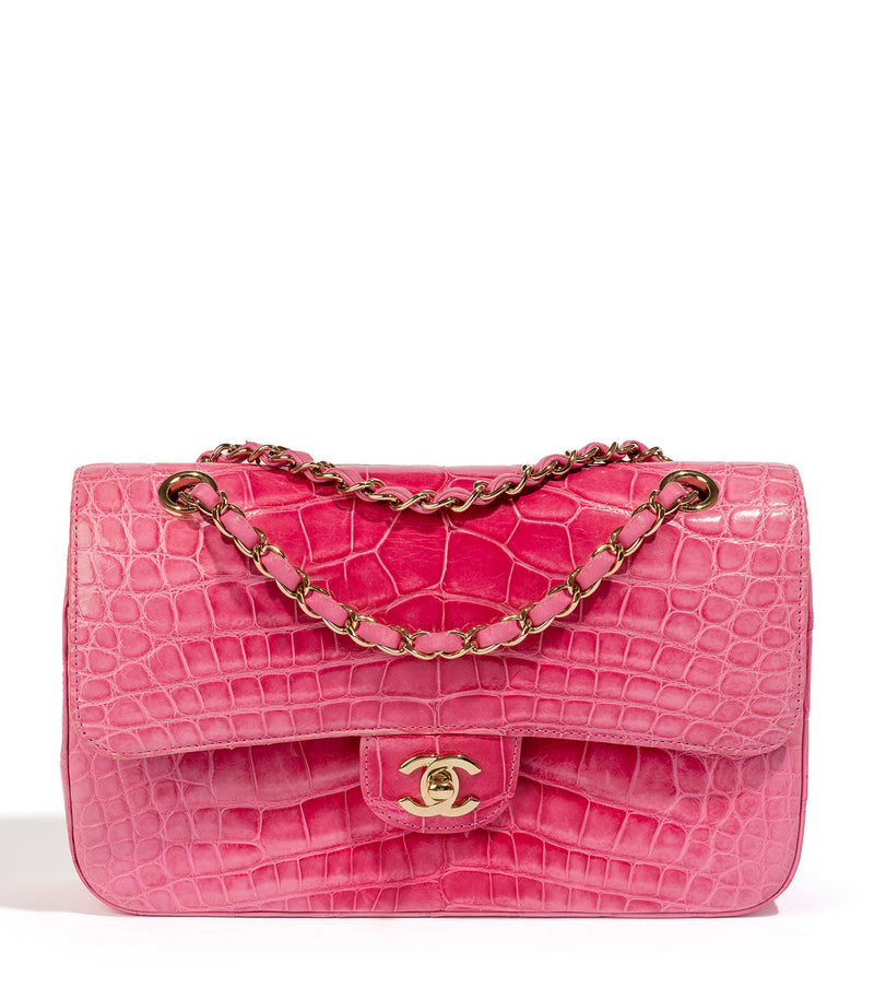 Medium Pink Double Flap Bag