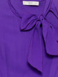 Purple Short-Sleeve Dress