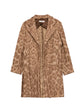 Vintage 2006 Wool Leopard Print Coat