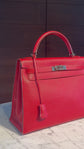 Kelly 32 Sellier Red Togo PHW