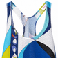 Emilio Pucci printed mesh tank top featuring a colorful, breathable sleeveless design for stylish summer wear.