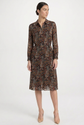 Paisley Print Midi Dress