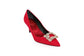 Roger Vivier Efflorescence Pumps Red Lace