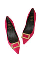 Roger Vivier Trompette Pumps Pink Suede