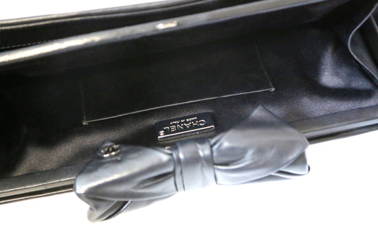 Black Bow Clutch