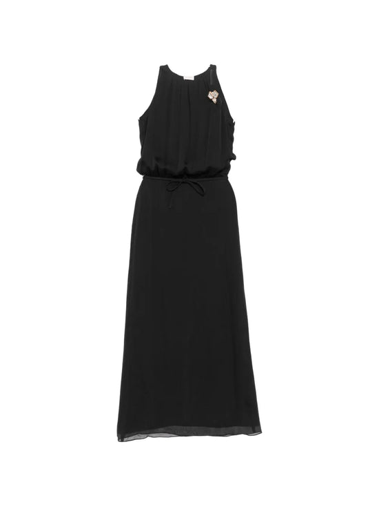 Black Silk Gown