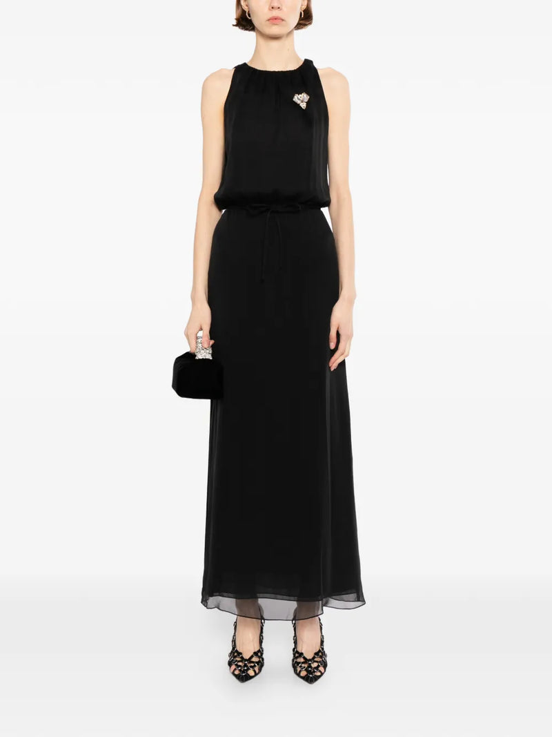 Black Silk Gown