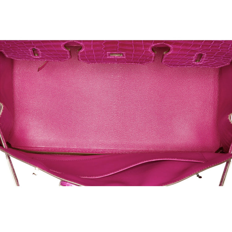 Rose Scheherazade Lisse 35cm Birkin Bag - rewindvintageofficial
