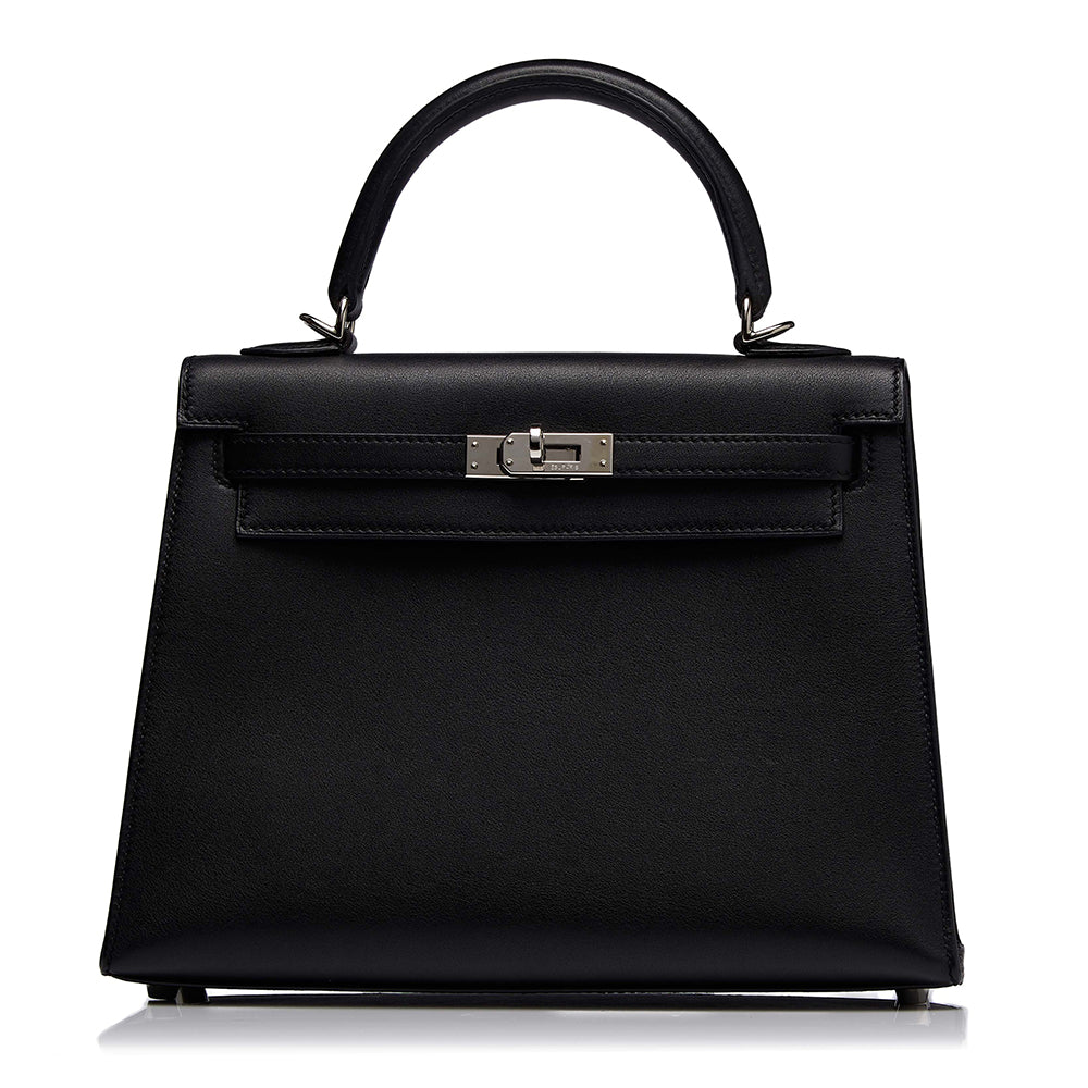 Black Palladium Kelly Sellier 25cm Bag - rewindvintageofficial