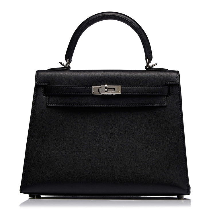 Black Palladium Kelly Sellier 25cm Bag - rewindvintageofficial