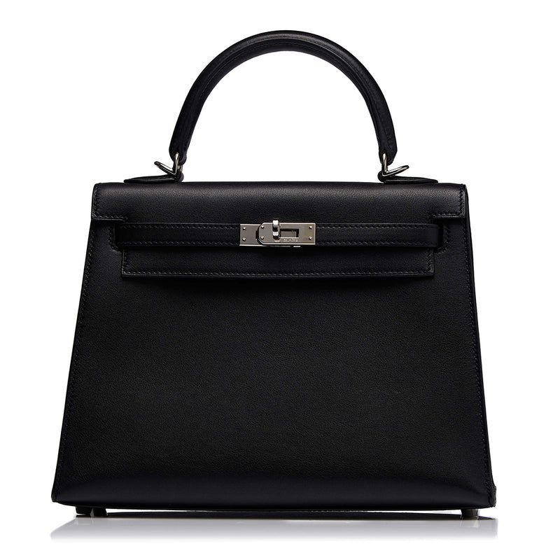 Black Palladium Kelly Sellier 25cm Bag - rewindvintageofficial