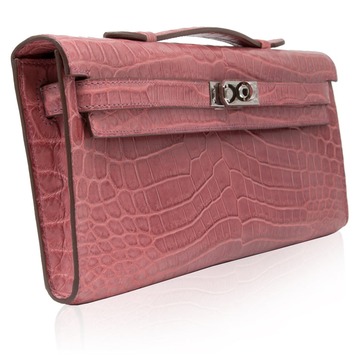 Hermes Exotic 31cm Kelly-Cut Bag 