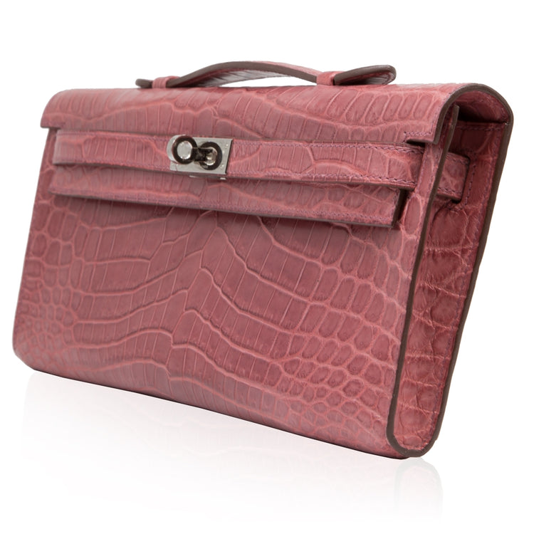 Hermes Exotic 31cm Kelly-Cut Bag 