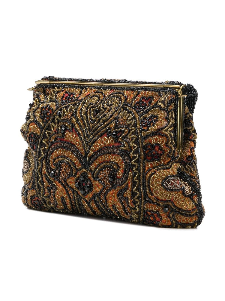 Vintage 1960s Paisley Beaded Bag - rewindvintageofficial