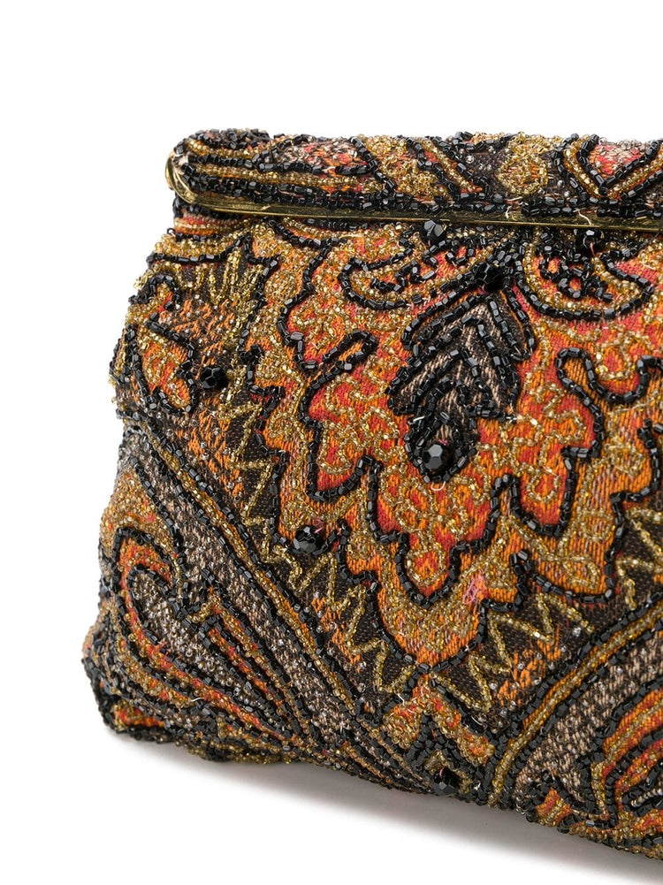 Vintage 1960s Paisley Beaded Bag - rewindvintageofficial