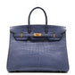 Hermes Exotic Brighton Blue 35cm Birkin Bag