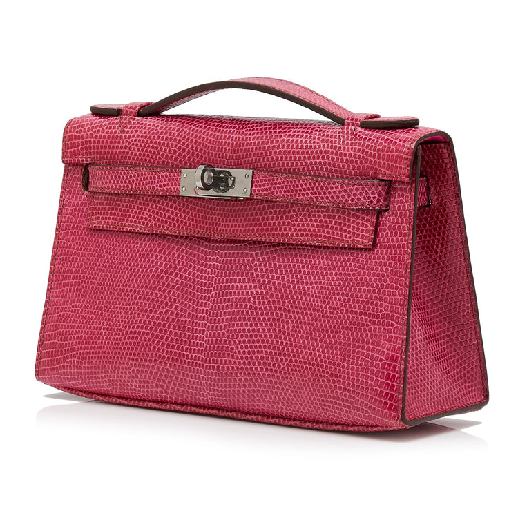 Fuchsia Kelly Pochette Bag - rewindvintageofficial