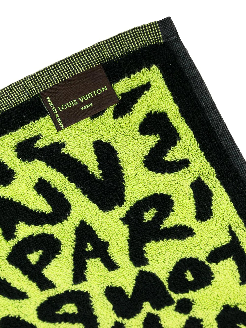 Louis Vuitton (Rare) Stephen Sprouse Graffiti Headband Wristband Towel Set  237574