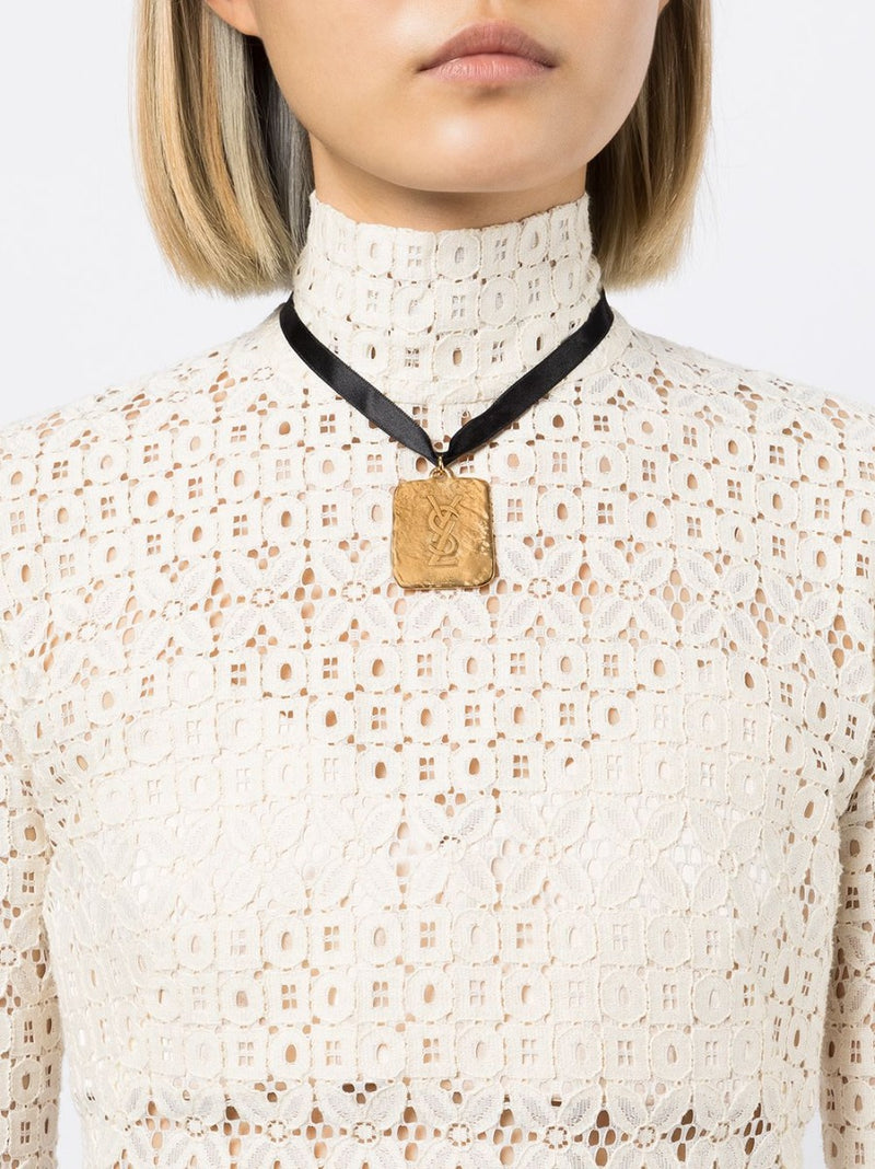 Square Pendant Necklace - Rewind Vintage Affairs