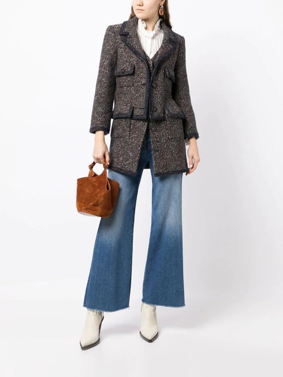 Layered Tweed Jacket - Rewind Vintage Affairs